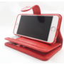 HEM Apple iPhone X/XS - Burned Red - Pasjeshouder - Telefoonhoesje met extra flap voor 9 pasjes