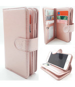 HEM Pasjeshouder met extra flap - iPhone X/XS - Rose Gold