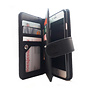 HEM Samsung Note 8 - Antique Black - Pasjeshouder - Telefoonhoesje met extra flap voor 9 pasjes