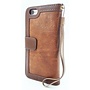 HEM Apple iPhone X/XS Bruine Wallet / Book Case / Boekhoesje/ Telefoonhoesje / Hoesje met pasjesflip en rits voor kleingeld