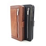 HEM iPhone 11 Pro Bruine Wallet / Book Case / Boekhoesje/ Telefoonhoesje / Hoesje met pasjesflip en rits voor kleingeld