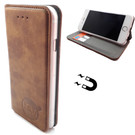 HEM Apple iPhone 11 - Bronzed Brown Ultra Dun Portemonnee Hoesje - Lederen Wallet Case TPU - Book Case - Flip Cover - Boek - 360º beschermend Telefoonhoesje