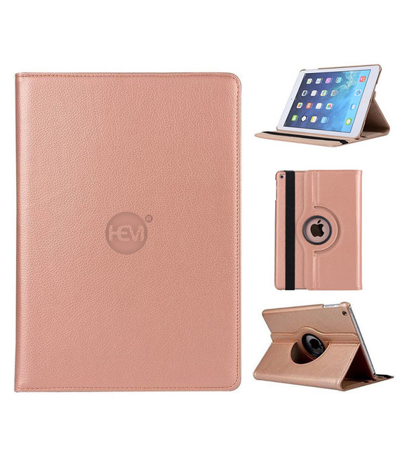 HEM HEM iPad Hoes geschikt voor iPad 2 / 3 / 4 - Rose Gold - 9,7 inch - Draaibare hoes - iPad 2 Hoes - iPad 3 hoes - iPad 4 Hoes - Met Stylus Pen