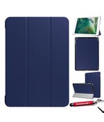 HEM Apple iPad hoes geschikt voor iPad 9.7 (2017 & 2018) - NEWSmart Cover - Donkerblauw - iPad hoes