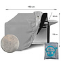 CUHOC COVER UP HOC Diamond bbq hoes waterdicht-153x63x102 cm - met Stormbanden en Trekkoord