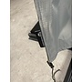 CUHOC Diamond topkwaliteit parasolhoes staande hoes parasol - 175x28x50 cm - met Rits, Stok en Trekkoord incl. Stopper - Zilvergrijze Parasolhoes waterdicht