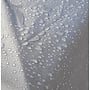 CUHOC Diamond topkwaliteit waterdichte parasolhoes voor zweefboogparasol - 205x57x40x25 cm - Zilvergrijs met Rits, Stok, Trekkoord & Stopper