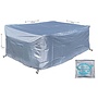 CUHOC COVER UP HOC - Diamond hoes tuinmeubelen - 215x170x100 cm - tuinset beschermhoes waterdicht met Stormbanden, Trekkoord en Afwaterings HOCCIE - Zilvergrijze hoes tuinmeubels