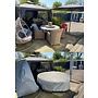 CUHOC COVER UP HOC - Diamond hoes loungeset - 215x170x100 cm - loungeset beschermhoes waterdicht met Stormbanden, Trekkoord en Afwaterings HOCCIE - Zilvergrijze hoes loungeset