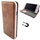HEM HEM Samsung Galaxy S20 Plus  - Bronzed Brown Ultra Dun Portemonnee Hoesje - Lederen Wallet Case TPU - Book Case - Flip Cover - Boek - 360º beschermend Telefoonhoesje