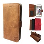 HEM HEM Samsung Galaxy S20 Plus DOUBLE CATCH Bruine Wallet Samsung Galaxy S20 Plus/ Book Case Samsung Galaxy S20 Plus / Boekhoesje Samsung Galaxy S20 Plus / Telefoonhoesje Samsung Galaxy S20 Plus / Hoesje met pasjesflip en los magnetisch telefoonhoesje