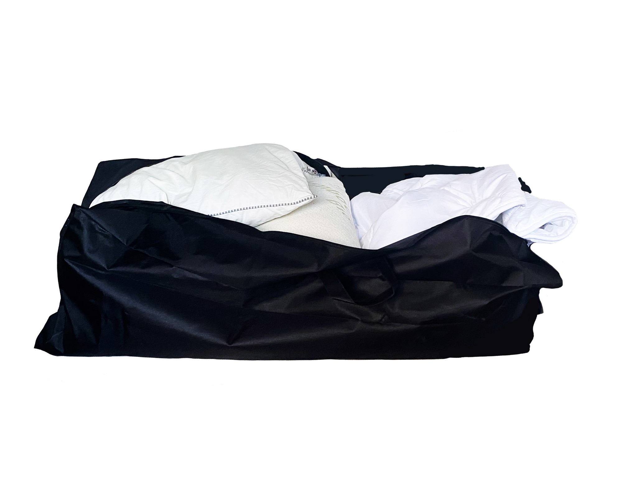 Opberghoes voor dekbed - deken en kussen - Non-woven en PVC - venster en  handvatten