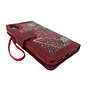 HEM HEM Apple iPhone 6/6S Red Leafs/ Book Case / Boekhoesje/ Telefoonhoesje / Hoesje Apple iPhone  6/6S telefoon met pasjesflip en rits voor kleingeld