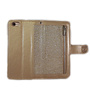 HEM HEM Apple iPhone 12 Mini - Magic Glitter Gold - Leren Rits Portemonnee Telefoonhoesje
