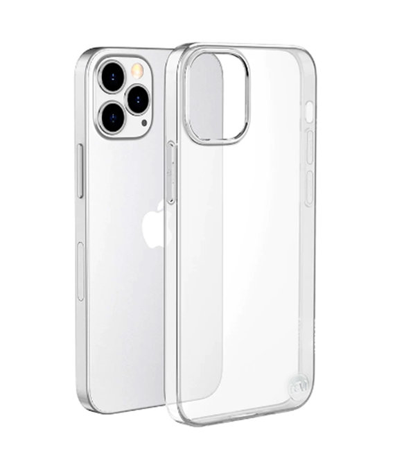 HEM iPhone 12 Pro Max siliconen hoesje - transparant siliconenhoesje  iPhone 12/ Siliconen Gel TPU / Back Cover / Hoesje doorzichtig iPhone 12  Pro  Max