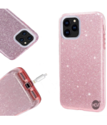 HEM Siliconen hoesje - iPhone 12 Pro Max - Glitter Roze