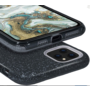 HEM Apple iPhone 12 Pro Max Glitter Zwart Siliconen Gel TPU / Back Cover / Hoesje iPhone 12  Pro  Max