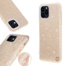 HEM Apple iPhone 12 Mini Glitter Goud Siliconen Gel TPU / Back Cover / Hoesje iPhone 12  Mini