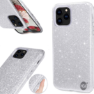 HEM Apple iPhone 12 Mini Glitter Silver Siliconen Gel TPU / Back Cover / Hoesje iPhone 12  Mini