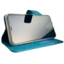 HEM Apple iPhone 12 Pro Max Aqua Blauw Wallet / Book Case / Boekhoesje/ Telefoonhoesje / Hoesje iPhone 12  Pro Max met vakje voor pasjes, geld en fotovakje