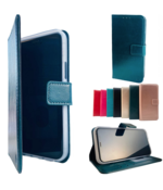 HEM Samsung Galaxy S21 Donker Groene Wallet / Book Case / Boekhoesje/ Telefoonhoesje / Hoesje Samsung S21 met vakje voor pasjes, geld en fotovakje