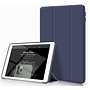 HEM HEM Siliconen iPad Hoes geschikt voor Apple iPad Air (2020/2022) - Donkerblauw - 10,9 inch - iPad Air / 2020 / 2022 hoes - iPad Air 4 / 5 Hoes - Met Stylus Pen