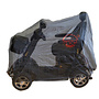 CUHOC CUHOC - waterdichte Scootmobiel Hoes Zwart - 140x66x117 - Red label met Trekkoord - Makkelijke Scootmobielhoes UNIVERSEEL