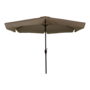 Outdoor Living Parasol Gemini - 300 cm - Taupe + Basic CUHOC Parasolhoes