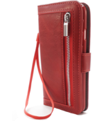 HEM Boekhoesje met rits - iPhone 12 Mini - Rood