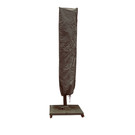 CUHOC Basic Parasolhoes stokparasol - BOVENIN SMAL 30cm onderin BREED 57cm - PARASOL met stok en rits 230 cm lang- Grijze Parasolhoes- Maximale diameter van 4 meter van de Parasol