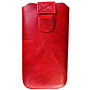 HEM HEM Insteekhoes - Geschikt voor iPhone 11 - Rood - Suede look - Met handig trekkoord en magneetsluiting