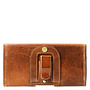 Master (Rund) Leer Broekriem Hoesje - Cognac Bruin (5.1 inch)