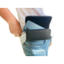 HEM HEM (Rund) Leer Broekriem Hoesje – 175 x 85 x 15 mm – Zwart Universeel Broekriem Telefoonhoesje