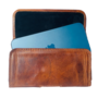 Master (Rund) Leer Broekriem Hoesje - Cognac Bruin (5.1 inch)