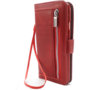 HEM Samsung Galaxy S22 Rode Wallet / Book Case / Boekhoesje/ Telefoonhoesje / Hoesje met pasjesflip en rits voor kleingeld