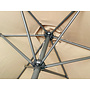 CUHOC CUHOC - Parasol Urban Taupe -  Ø300cm  + Verrijdbare Parasolvoet  + Parasolhoes