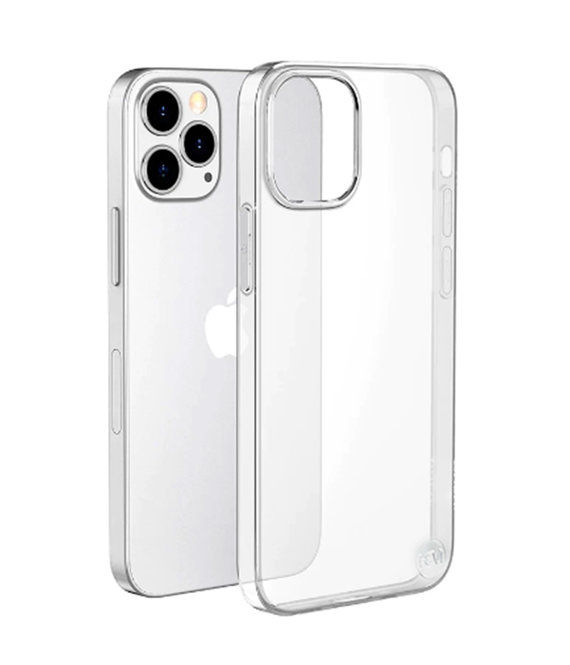 HEM HEM iPhone 14 Pro siliconen hoesje - transparant siliconen hoesje  iPhone 14 Pro/ Siliconen Gel TPU / Back Cover / Hoesje doorzichtig iPhone 14 Pro
