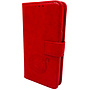 HEM HEM iPhone 14 Pro Max - Burned Red Leren Portemonnee Hoesje - Lederen Wallet Case TPU - Book Case - Flip Cover - Boek - 360º beschermend Telefoonhoesje