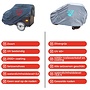CUHOC CUHOC Red Label Bakfietshoes - Bakfiets Hoes tot 250 cm - 270 x 105 x 130 cm - 210D Oxford - Met Huif - Urban Arrow Family, Lovens, Vogue en Dolly - Regenhoes Bakfiets