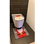 HEM HEM Kerstman wc bril hoes met wc mat - toiletbril cover (45x39 cm) + toiletmat