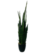 Sansevieria / Vrouwentong Kunstplant 92 cm - groen