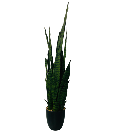 Sanseviera / Vrouwentong Kunstplant 92 cm - groen