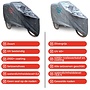 CUHOC CUHOC Red Label Bakfietshoes - Bakfiets Hoes tot 250 cm - 270 x 105 x 130 cm - 210D Oxford - Met Huif - Urban Arrow Family, Lovens, Vogue en Dolly - Regenhoes Bakfiets