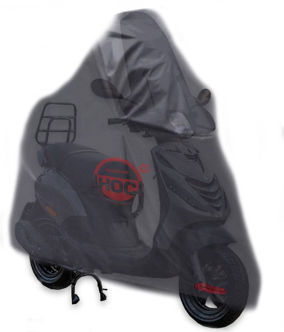 CUHOC Piaggio Zip met scherm COVER UP HOC Scooterhoes stofvrij / ademend / waterafstotend Red Label