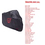 CUHOC Motorhoes waterdicht 245*105*125 cm  (XL ) stofvrij / ademend /  RED Label