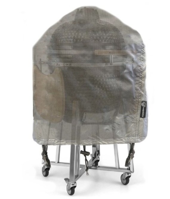 CUHOC COVER UP HOC Diamond bbq hoes voor Patton Kamado grill  LARGE- Waterdicht met Stormbanden en Trekkoord