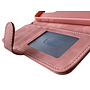 HEM HEM - iPhone 14/15 hoesje Silky Rose - iPhone 14/15 roze hoesje met rits - iPhone 14/15 pasjeshoesje in bookcover