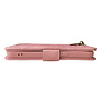 HEM HEM - iPhone 14/15 hoesje Silky Rose - iPhone 14/15 roze hoesje met rits - iPhone 14/15 pasjeshoesje in bookcover