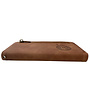 HEM HEM - Samsung S23 hoesje Silky Brown - Samsung S23 bruin hoesje met rits - Samsung S23 pasjeshoesje in bookcover