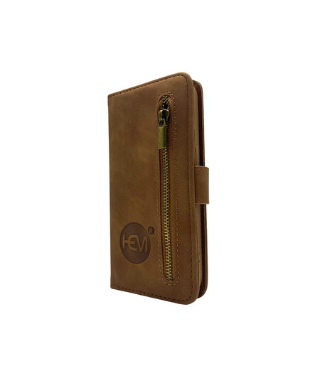 HEM HEM - Samsung Galaxy S23 Ultra Silky Brown hoesje met rits